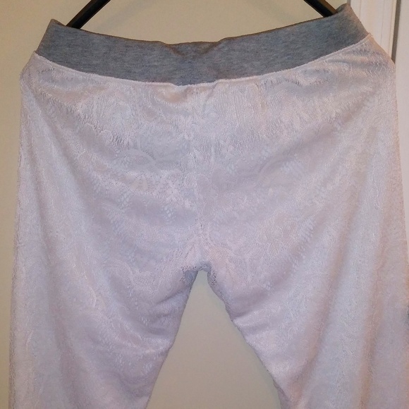 Lace Jogger Pants - Picture 3 of 8